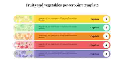 free fruits and vegetables powerpoint template